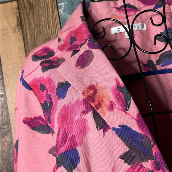CAbi Pink and Purple Floral Jacket - Picture 11 of 16